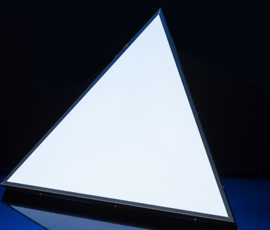 LED Naked eye 3D triangular light