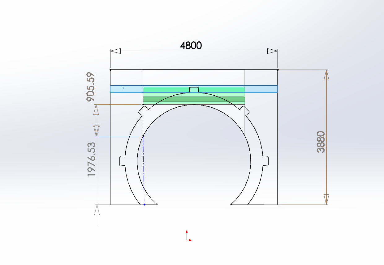 3D全息雾幕机/雾屏/水雾帘投影弧形放置位置展示图
